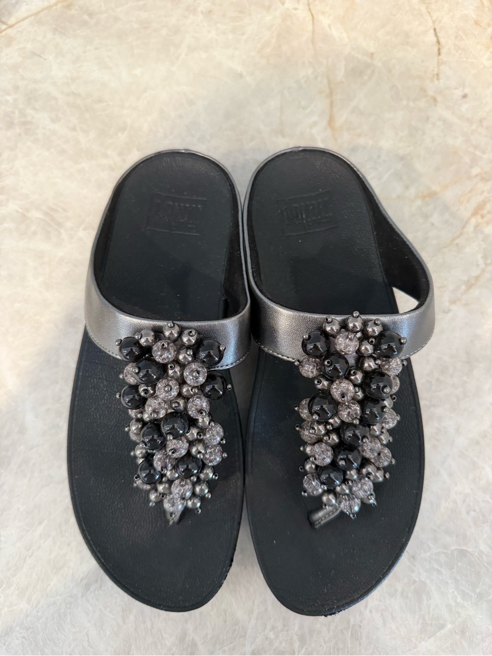Fit Flop Black Women's Slide Sandals - Picture 5 of 6